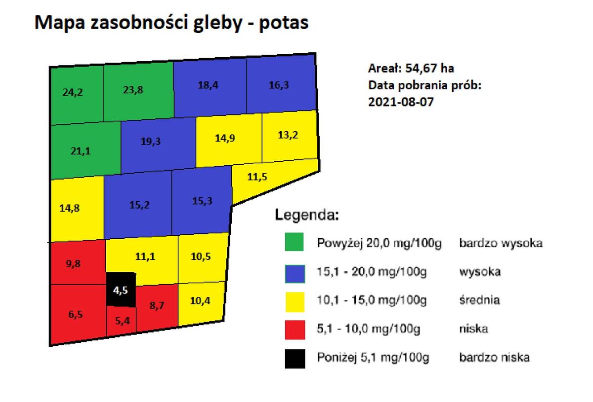 2. Mapa zasobności gleb jest pomocna przy ustalaniu wysokości nawożenia cenyrolnicze pl