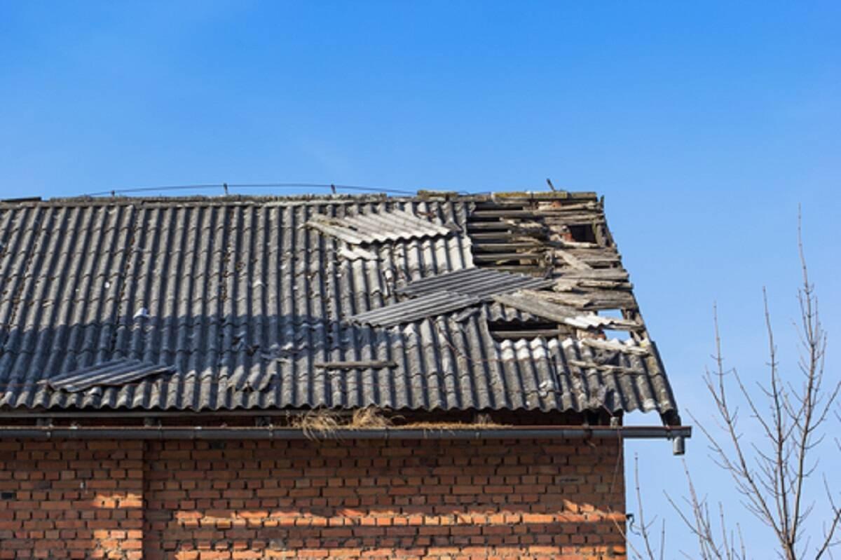 wymiana azbestu, dach, gospodarstwo