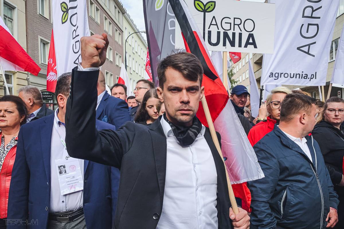 agro unia, srock, protest