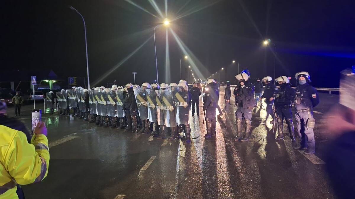 blokada granicy z Ukrainą, protest
