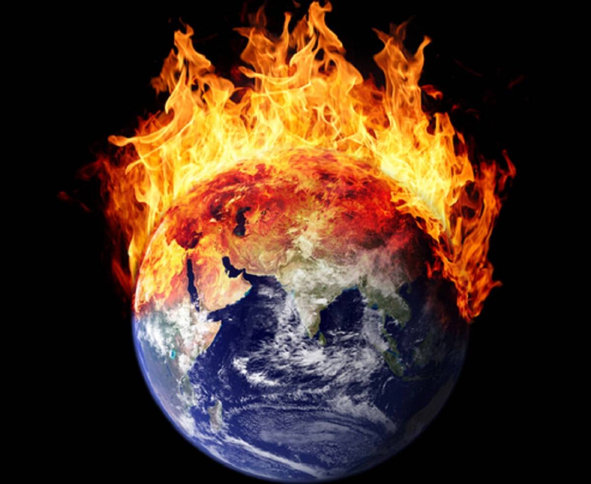 zmiany klimatyczne, planeta płonie, globalne ocieplenie 