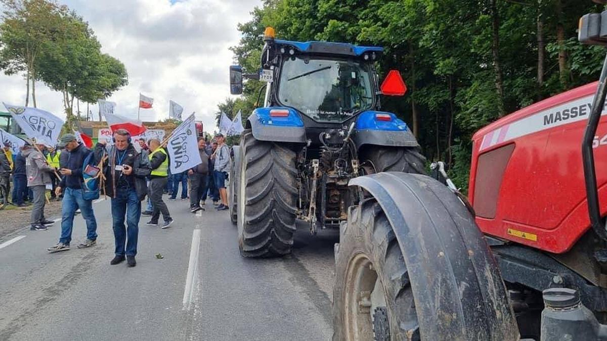 blokada drogi, protest rolników, Agro Unia