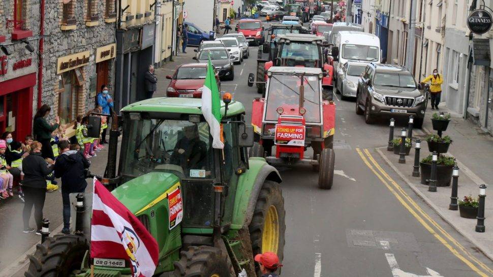 protest rolników, Irlandia, wspólna polityka rolna 