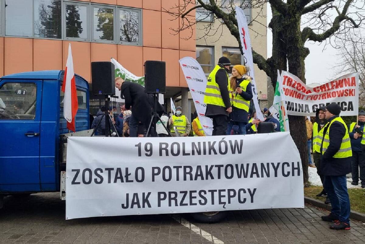 protest, Agro Unia, prokuratura, Piotrków
