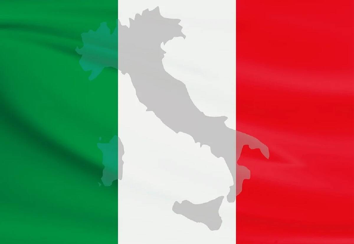 włochy, italia, flaga