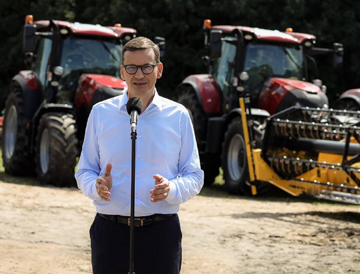 Morawiecki, premier, Brzydowo, sprzęt rolniczy