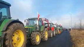 protest rolników, blokada