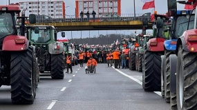 protest rolników, blokada, strajk generalny